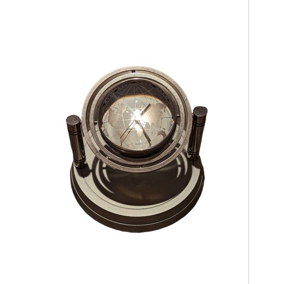 Centroid Gyroscopic Acrylic Globe Clock - Picture 1 of 4